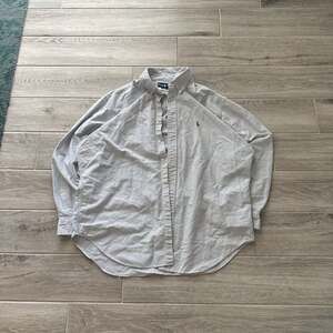 Polo Ralph Lauren Blue & White Striped Button-Down Shirt, XL